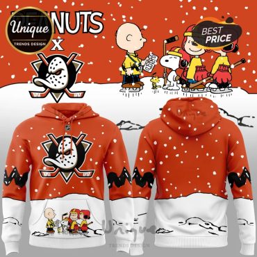 Anaheim Ducks x Snoopy Limited Edition 2025 Hoodie