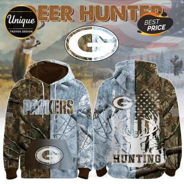 Green Bay Packers Deer Hunter Camo Hoodie
