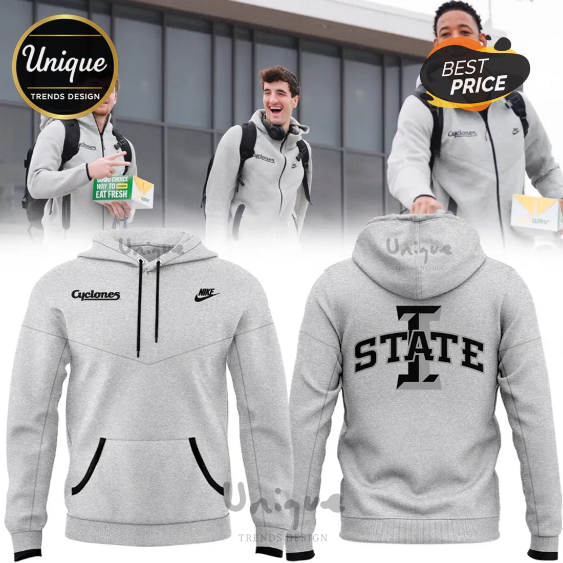 Iowa State Cyclones Grey Edition Uniform Hoodie And Pants Iowa State Cyclones Grey Edition Uniform Hoodie And Pants