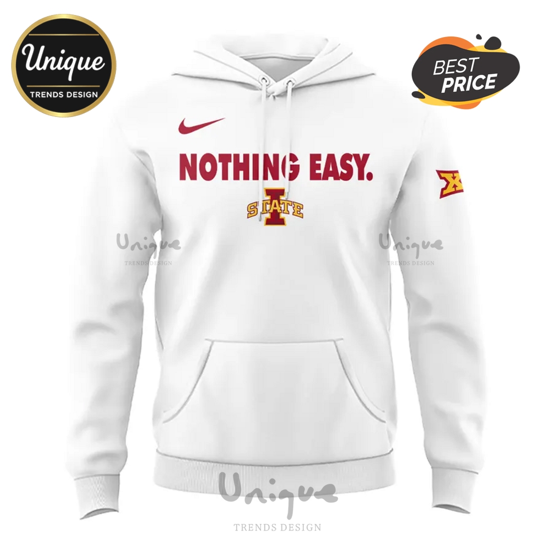 Iowa State Cyclones Nothing Easy 2025 Hoodie And Pants Iowa State Cyclones Nothing Easy 2025 Hoodie And Pants