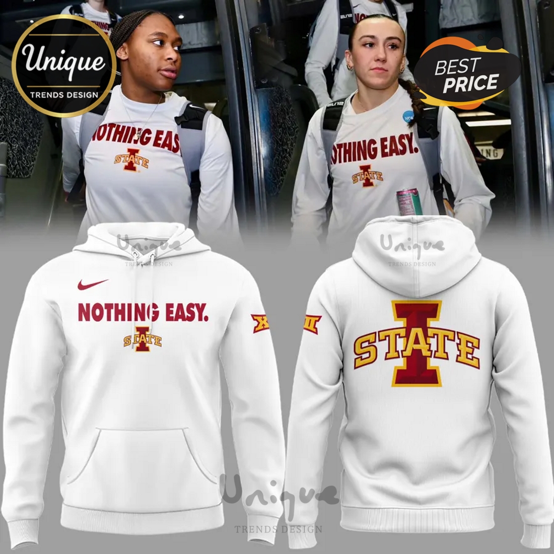 Iowa State Cyclones Nothing Easy 2025 Hoodie Limited Edition Iowa State Cyclones Nothing Easy 2025 Hoodie Limited Edition