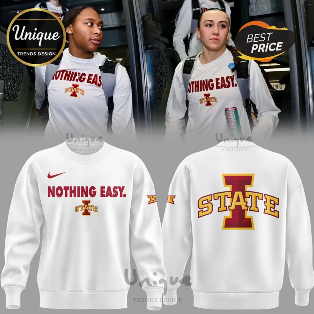 Iowa State Cyclones Nothing Easy 2025 Hoodie Limited Edition Iowa State Cyclones Nothing Easy 2025 Hoodie Limited Edition
