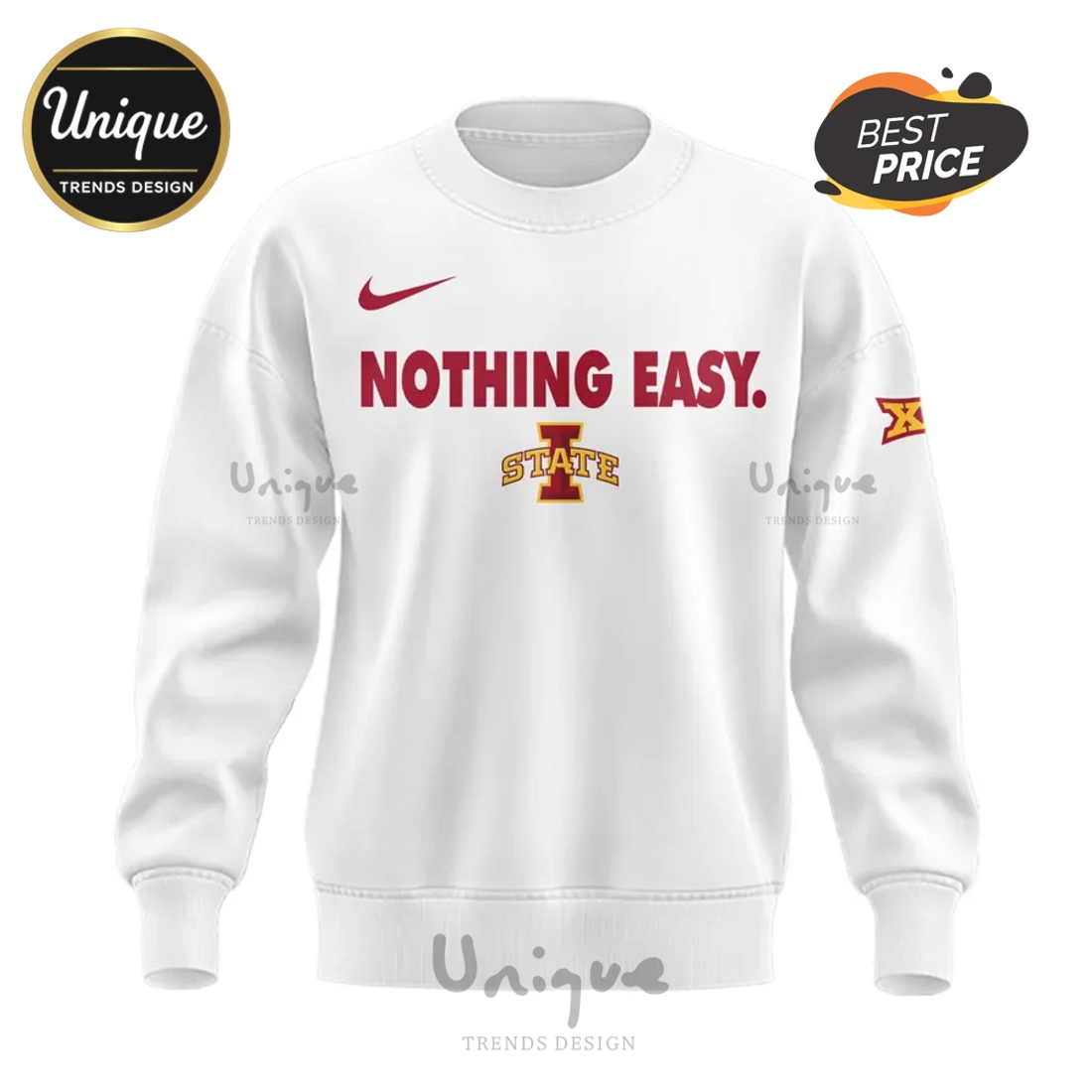 Iowa State Cyclones Nothing Easy 2025 Hoodie Limited Edition Iowa State Cyclones Nothing Easy 2025 Hoodie Limited Edition