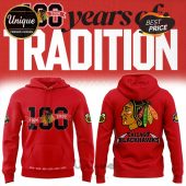 Limited Chicago Blackhawks Centennial Anniversary Hoodie