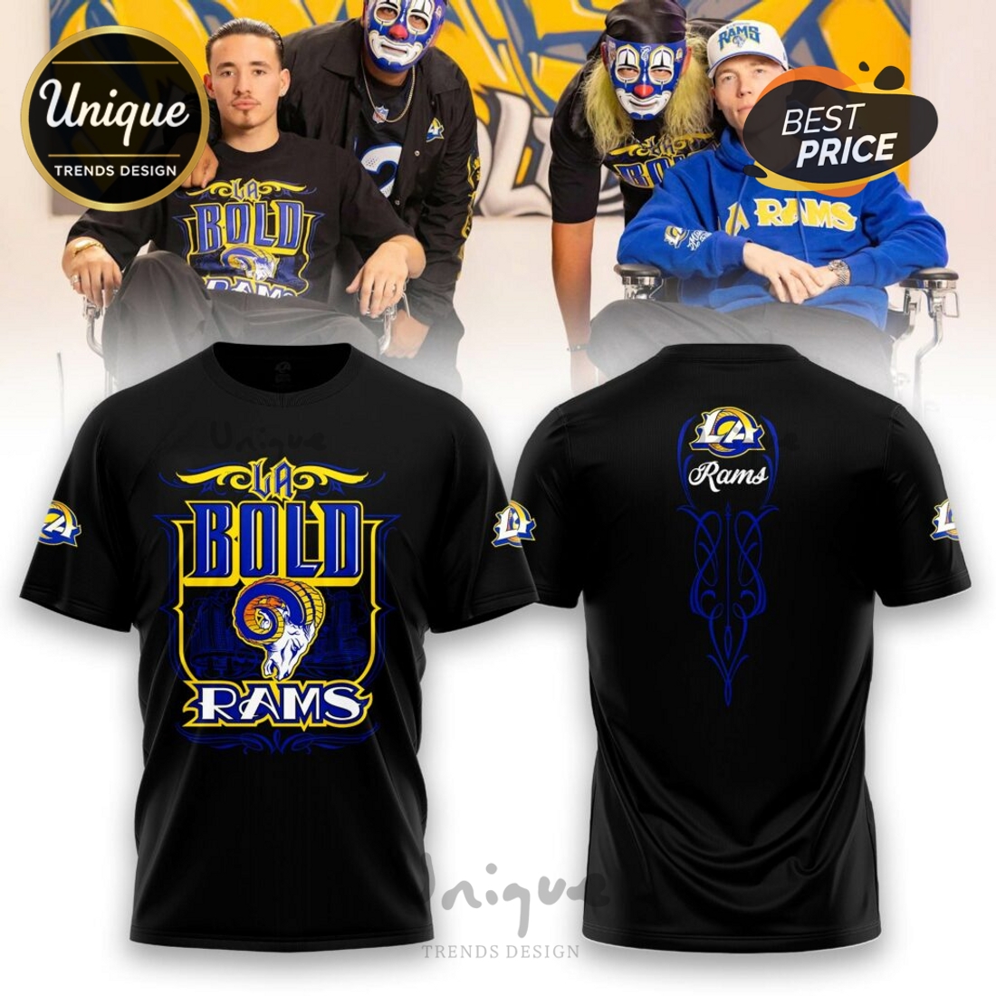 Los Angeles Rams Special Edition Black Hoodie 2025 Los Angeles Rams Special Edition Black Hoodie 2025