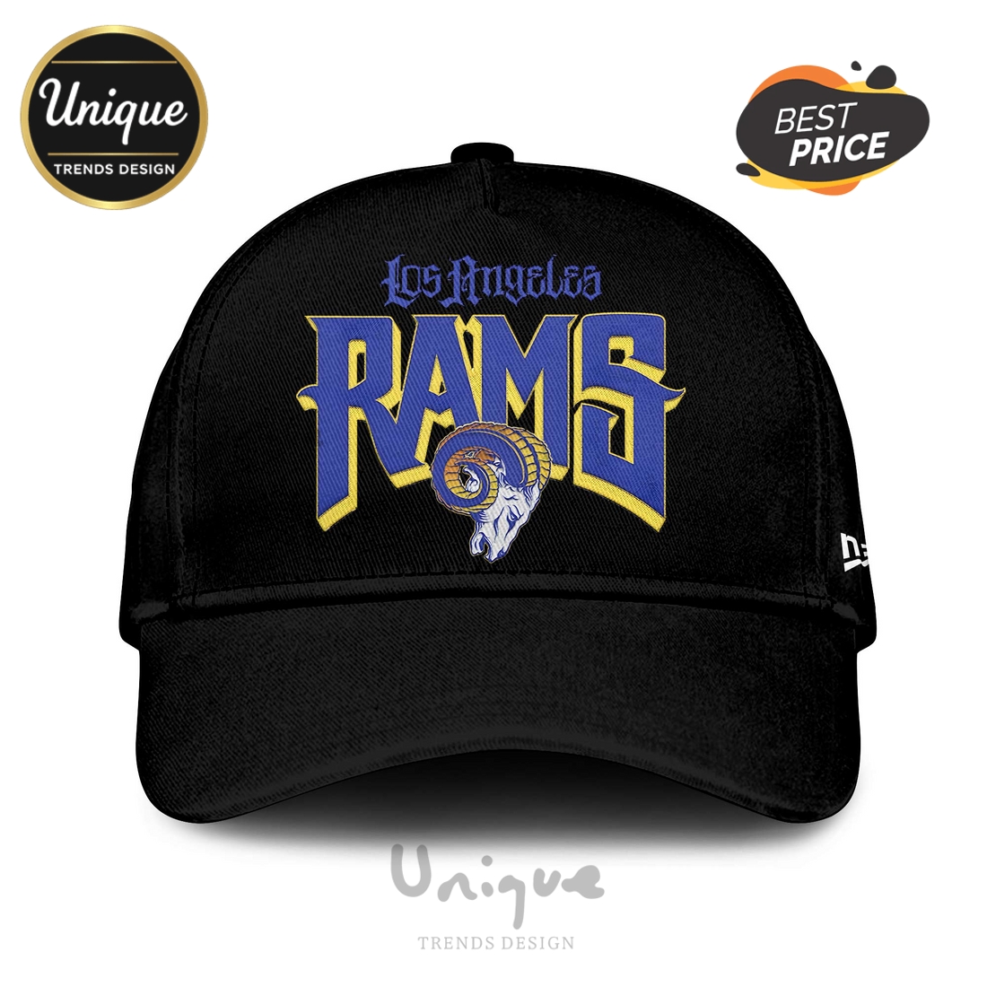 Los Angeles Rams Special Edition Black Hoodie And Cap Los Angeles Rams Special Edition Black Hoodie And Cap