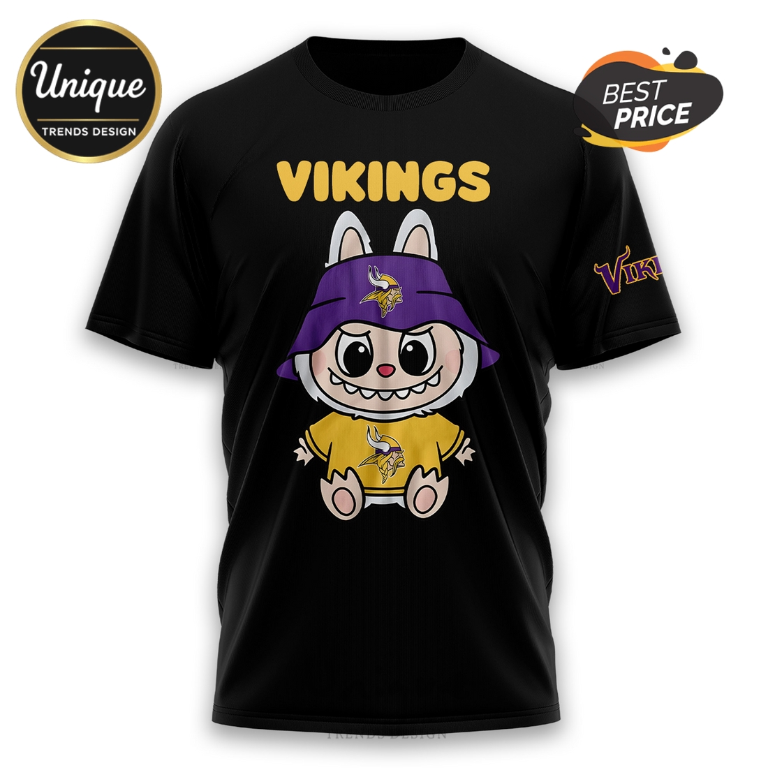 Minnesota Vikings x Labubu Skol Edition Hoodie Minnesota Vikings x Labubu Skol Edition Hoodie