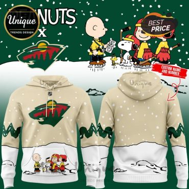 Minnesota Wild x Snoopy Limited Edition 2025 Hoodie