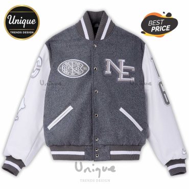 New England Patriots Classic Game Day Signatures Baseball Jacket