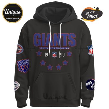 New York Giants Vintage Legacy Edition Hoodie And Cap