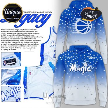Orlando Magic City Gradient 2025-26 Hoodie And Cap