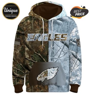 Philadelphia Eagles Deer Hunter Camo Hoodie