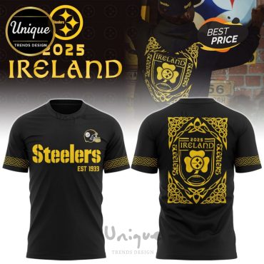 Pittsburgh Steelers Ireland 2025 Hoodie Limited Edition