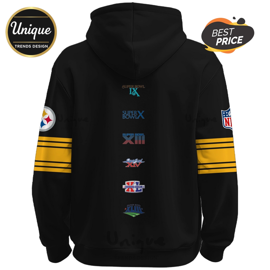 Pittsburgh Steelers Six-Time Champs Helmet Hoodie And Joggers Pittsburgh Steelers Six-Time Champs Helmet Hoodie And Joggers