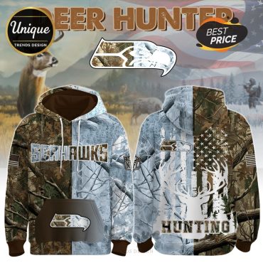 Seattle Seahawks Deer Hunter Camo Hoodie