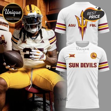 Sun Devil Football A Closer Look White Hoodie 2025