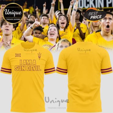 Sun Devil Football New 2025 Yellow Hoodie Limited