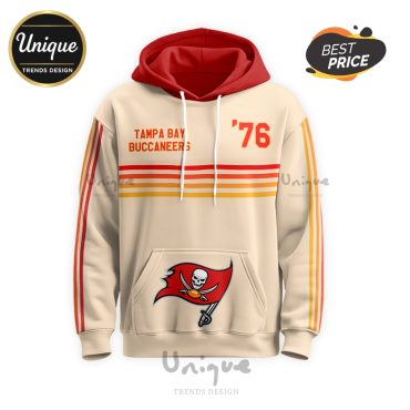 Tampa Bay Buccaneers 50 Seasons Cream Hoodie And Pants