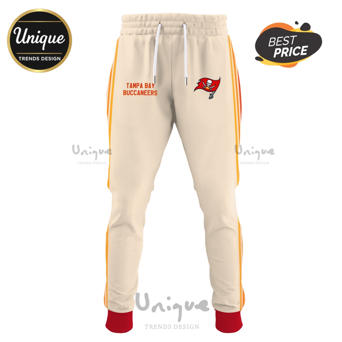 Tampa Bay Buccaneers 50 Seasons Cream Hoodie And Pants Tampa Bay Buccaneers 50 Seasons Cream Hoodie And Pants