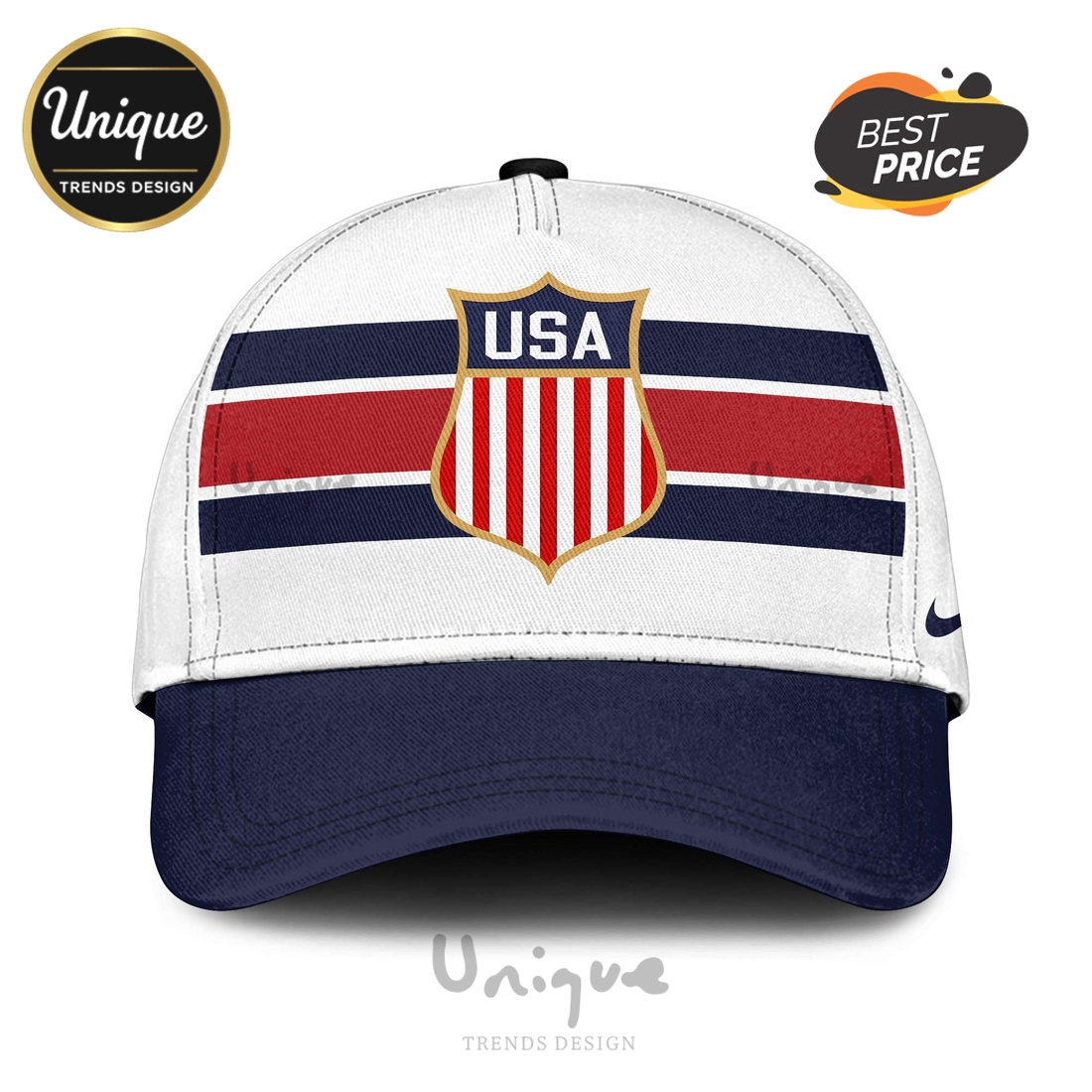Unisex USA Olympic 2026 White Hoodie And Cap Unisex USA Olympic 2026 White Hoodie And Cap