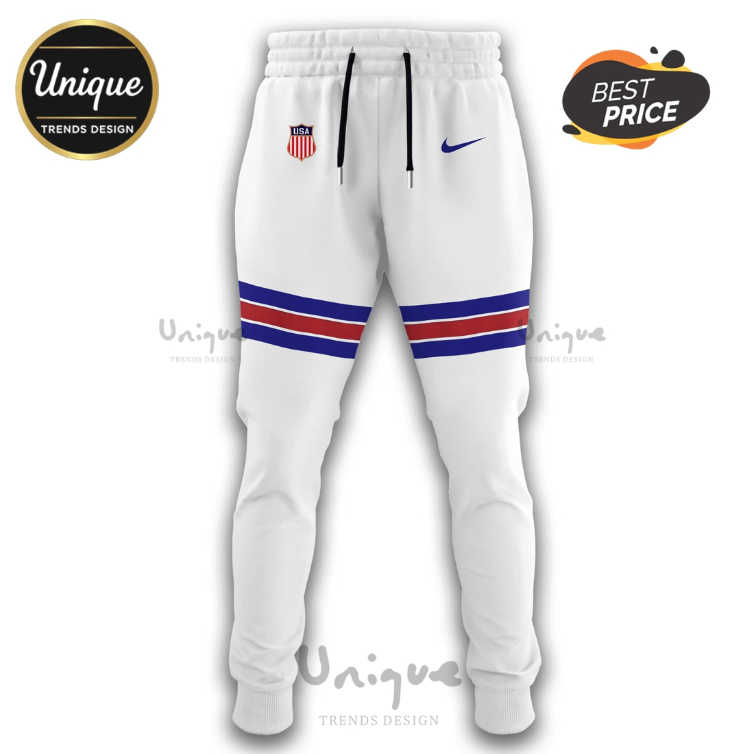 Unisex USA Olympic 2026 White Hoodie And Cap Unisex USA Olympic 2026 White Hoodie And Cap