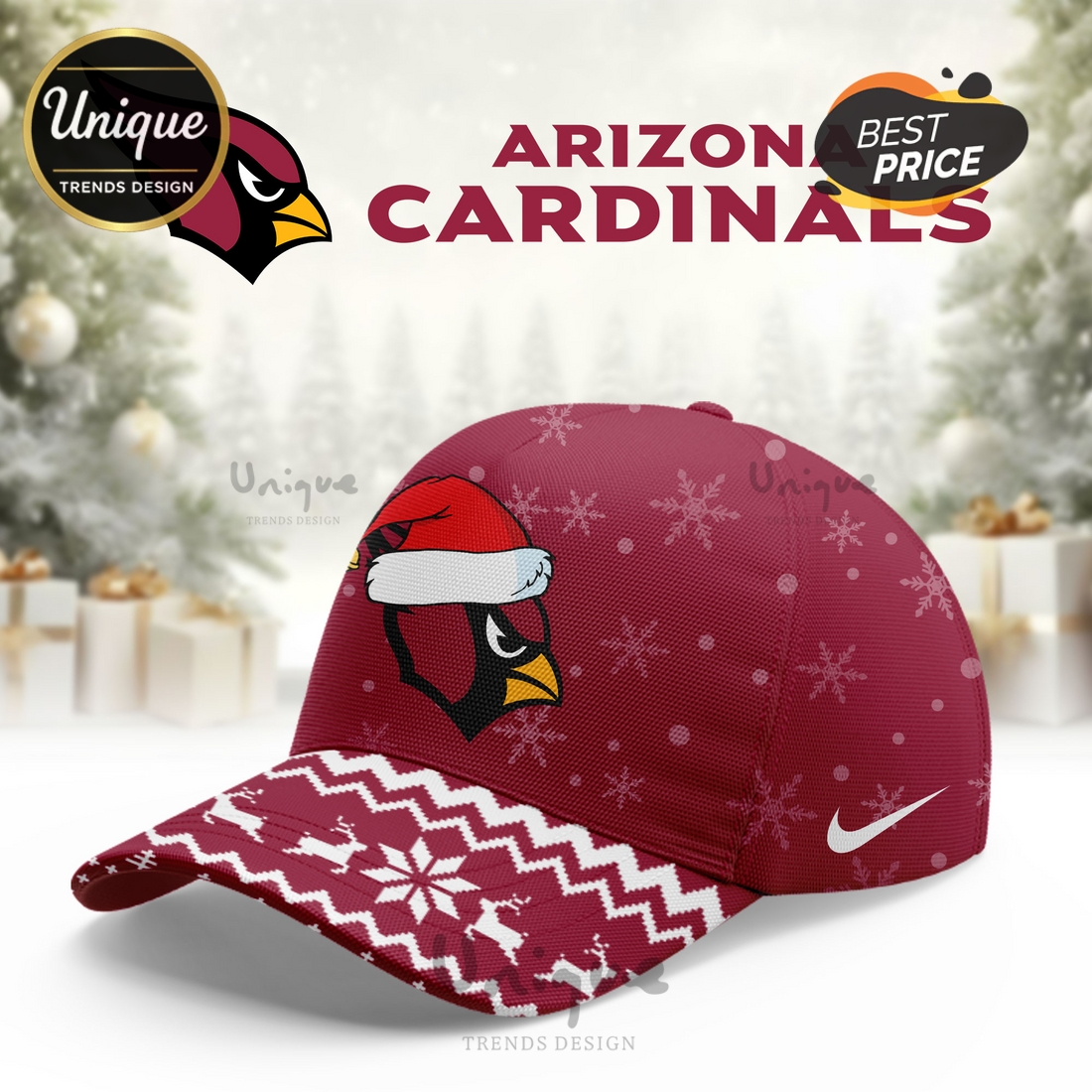Arizona Cardinals Christmas Limited Hoodie And Cap Arizona Cardinals Christmas Limited Hoodie And Cap