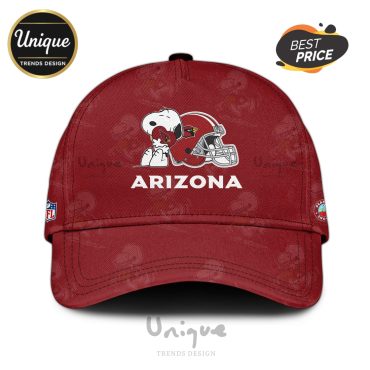Arizona Cardinals NFL x Snoopy Hoodie And Cap