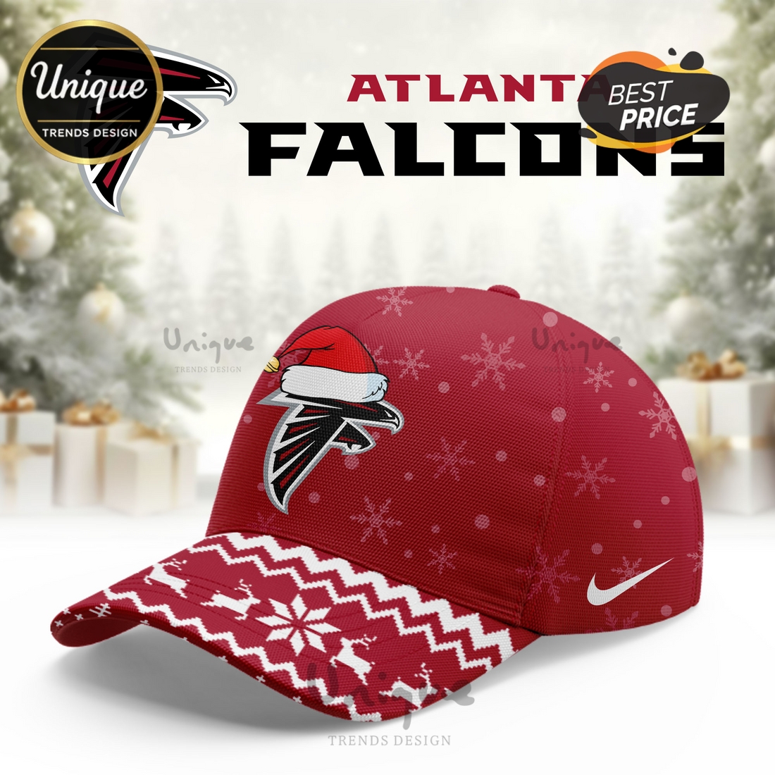 Atlanta Falcons Christmas Limited Hoodie And Cap Atlanta Falcons Christmas Limited Hoodie And Cap