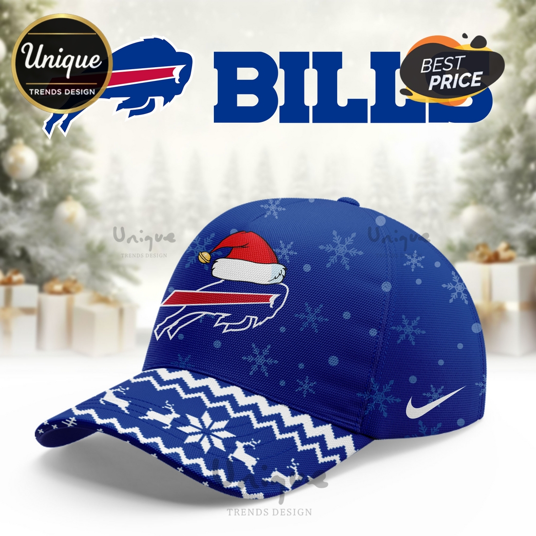 Buffalo Bills Christmas Limited Hoodie And Cap Buffalo Bills Christmas Limited Hoodie And Cap