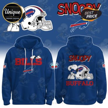 Buffalo Bills NFL x Snoopy Hoodie And Cap