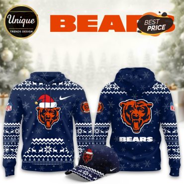 Chicago Bears Christmas Limited Hoodie And Cap Chicago Bears Christmas Limited Hoodie And Cap