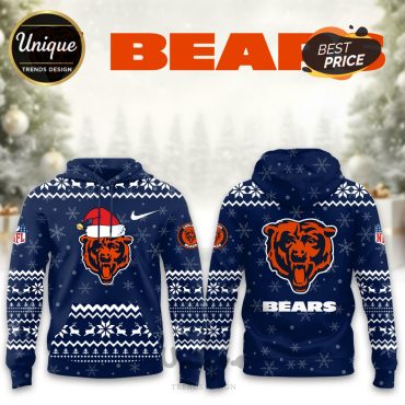 Chicago Bears Christmas Limited Hoodie And Cap