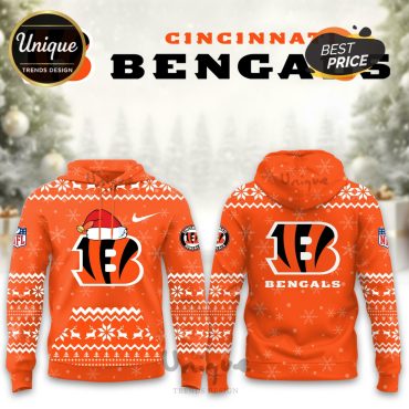 Cincinnati Bengals Christmas Limited Hoodie And Cap