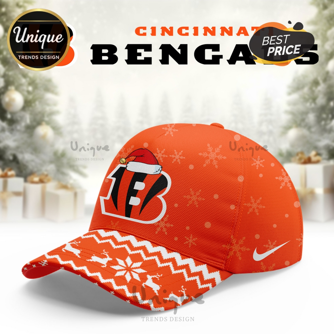 Cincinnati Bengals Christmas Limited Hoodie And Cap Cincinnati Bengals Christmas Limited Hoodie And Cap