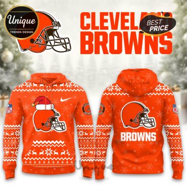 Cleveland Browns Christmas Limited Hoodie And Cap