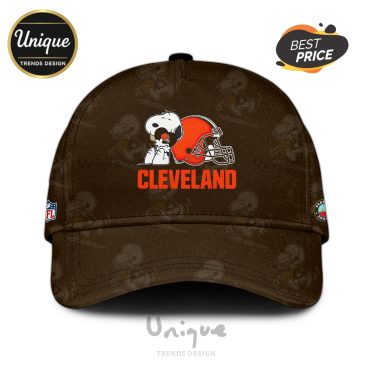 Cleveland Browns NFL x Snoopy Hoodie And Cap