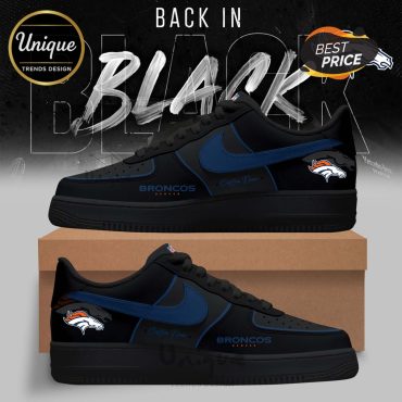 Denver Broncos 2025 Back In Black Limited Edition Air Force 1