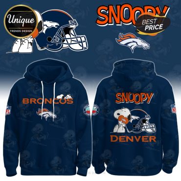 Denver Broncos NFL x Snoopy Hoodie And Cap
