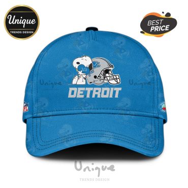 Detroit Lions NFL x Snoopy Hoodie And Cap