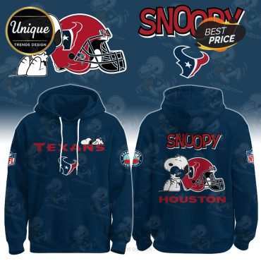 Houston Texans NFL x Snoopy Hoodie And Cap