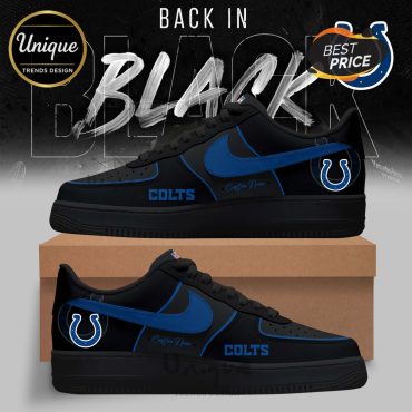 Indianapolis Colts 2025 Back In Black Limited Edition Air Force 1
