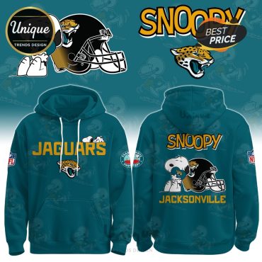 Jacksonville Jaguars NFL x Snoopy Hoodie And Cap