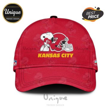 Kansas City Chiefs NFL x Snoopy Hoodie And Cap