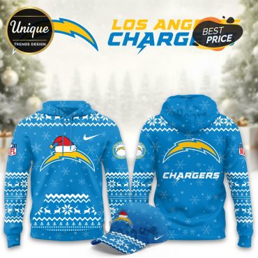 Los Angeles Chargers Christmas Limited Hoodie And Cap