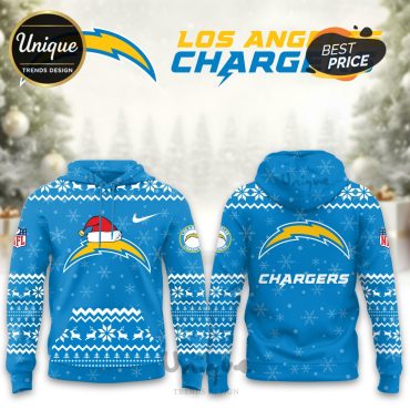 Los Angeles Chargers Christmas Limited Hoodie And Cap