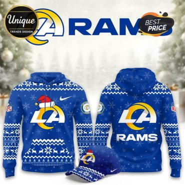 Los Angeles Rams Christmas Limited Hoodie And Cap