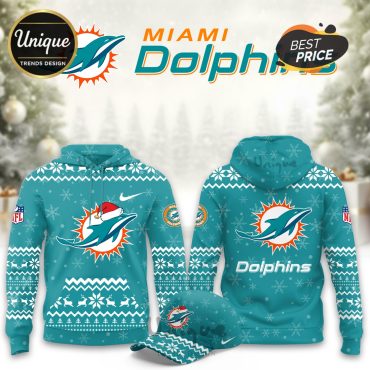 Miami Dolphins Christmas Limited Hoodie And Cap