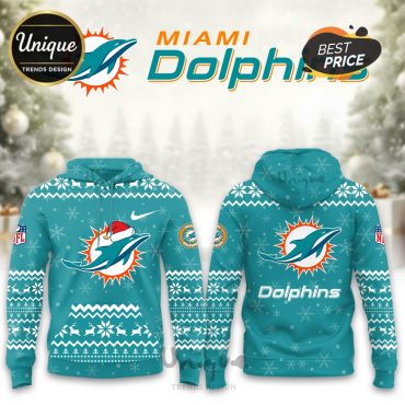 Miami Dolphins Christmas Limited Hoodie And Cap