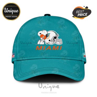Miami Dolphins NFL x Snoopy Hoodie And Cap