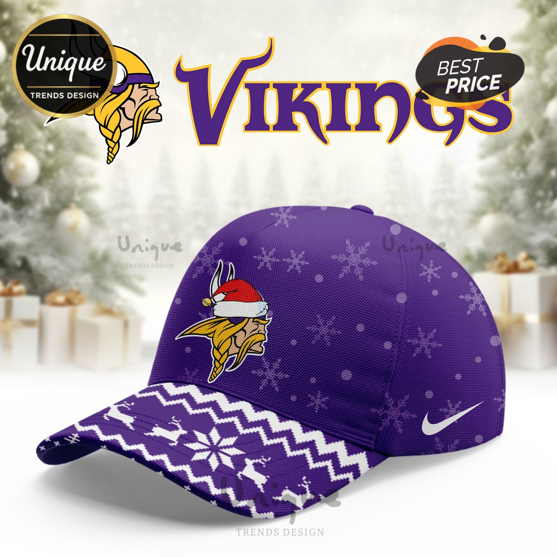Minnesota Vikings Christmas Limited Hoodie And Cap Minnesota Vikings Christmas Limited Hoodie And Cap